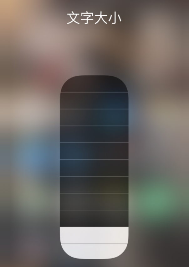 岭东苹果手机维修分享小技巧：在 iPhone 控制中心快速调节字体大小 