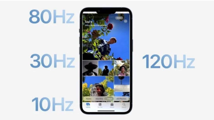 岭东苹果14维修分享iPhone 14有高刷吗 
