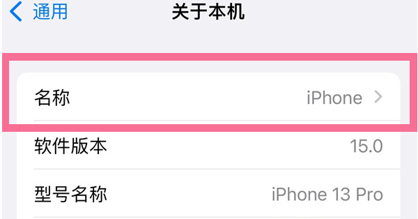 岭东苹果13维修分享iPhone 13热点名字设置教程 