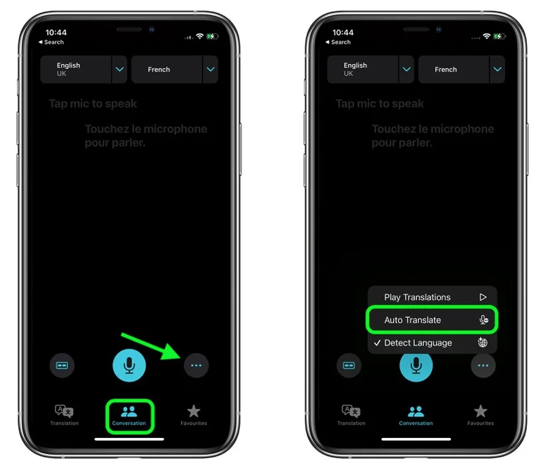岭东苹果手机维修分享iOS 15 “翻译” App 新改进 
